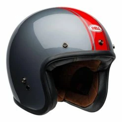 MT Avenue Shop 26 Buy π Bell Custom 500 DLX Rally Open Face Helmet Grey/Red π
