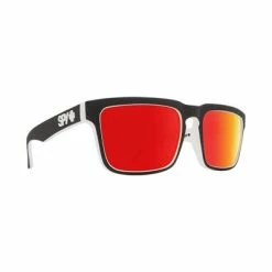 Flash Sale ⌛ Spy Helm Whitewall HD Plus 👓 Sunglasses Grey / Red Spectra Mirror 🔔