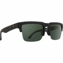 Best deal 🤩 Spy Helm Soft HD Plus 👓 Sunglasses Matt Black / Green Lens ✔️