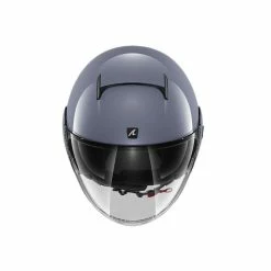 MT Avenue Shop -MT Avenue Shop Shark Nano Open Face Helmet Grey 2 700x700