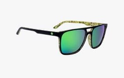 Cheap 🤩 Spy Czar Kushwall HD Plus 👓 Sunglasses Matt Black / Green Spectra Mirror 👍